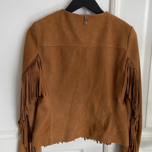 Mackage for Aritzia Suede Fringe DENNA Jacket - Picture 3 of 12